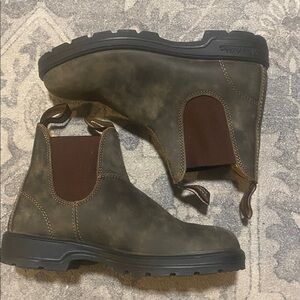 Blundstone Women’s Classic #585 Rustic Brown Leather Boots AU 5 US 8